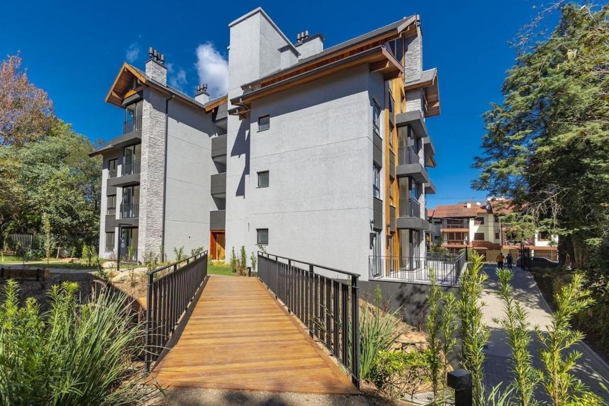 Rosa Edificio Bav Appartement Gramado Buitenkant foto