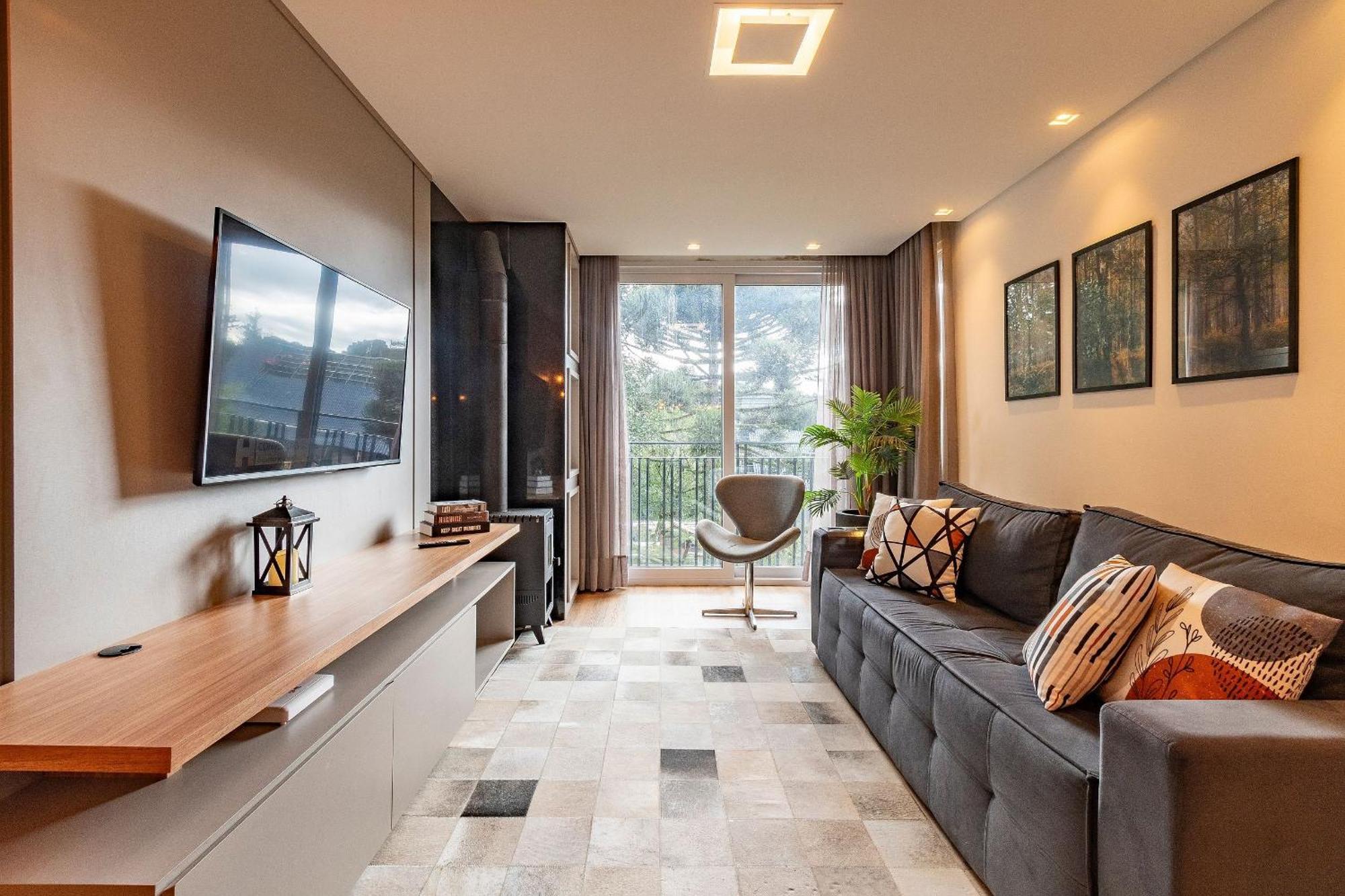 Rosa Edificio Bav Appartement Gramado Buitenkant foto